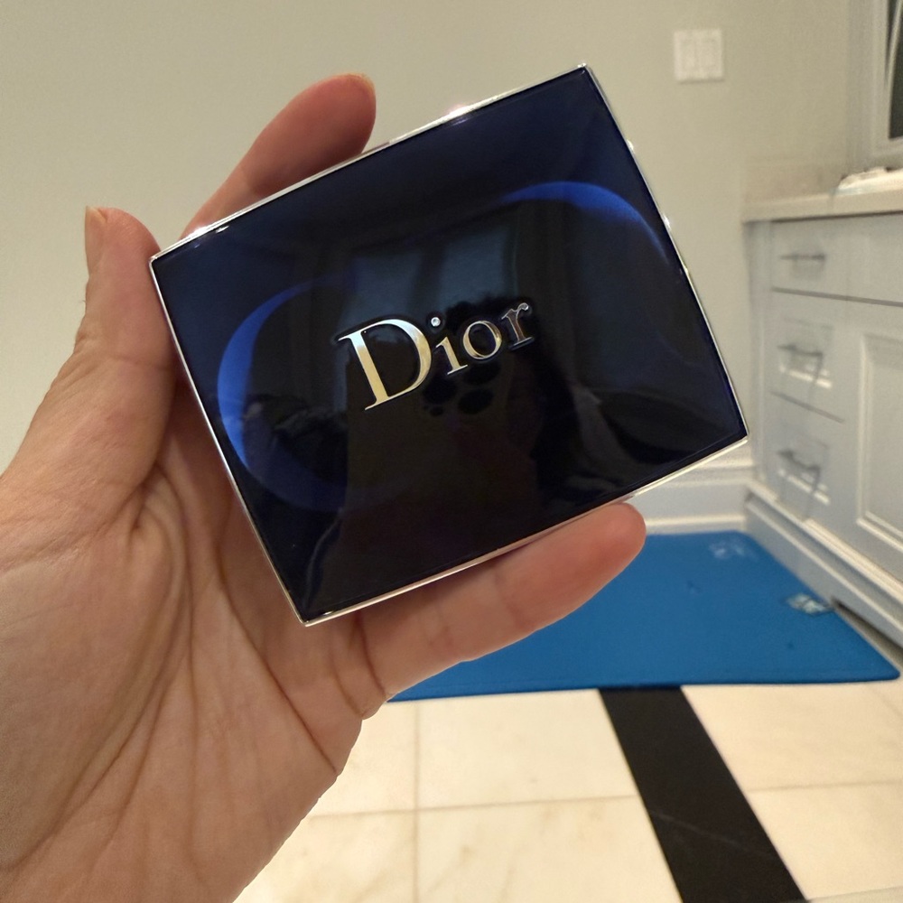 Dior Glossy Compact with Silver Logo